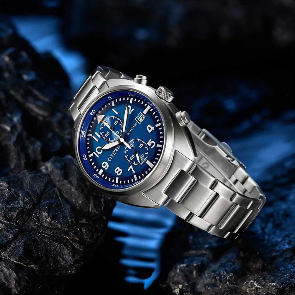 CITIZEN CA7040-85E《光動能運動飛行錶》41mm/三眼計時/100M防水/黑面【第一鐘錶】 歷史價格詳細信息