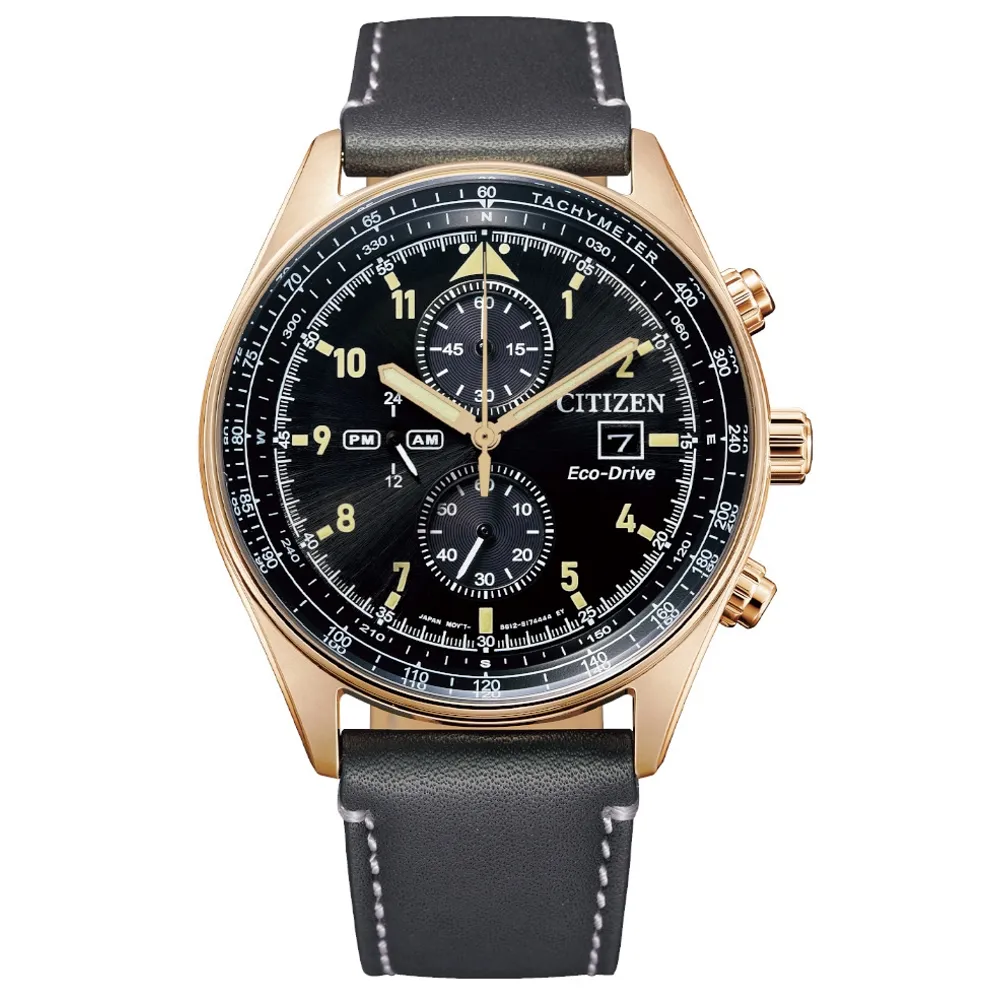 CITIZEN星辰 美式休閒三眼計時光動能腕錶CA4505-80L 歷史價格詳細信息