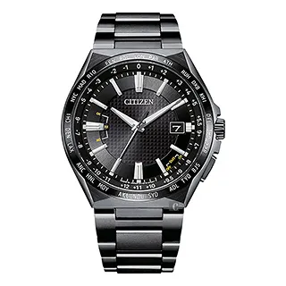 CITIZEN 星辰 光動能電波校時萬年曆鈦金屬手錶/黑/38mm/CB1120-50E 歷史價格詳細信息