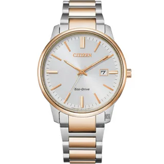 CITIZEN 星辰 光動能城市手錶 對錶-銀x玫瑰金 AW1676-86A+FE1226-82A 歷史價格詳細信息