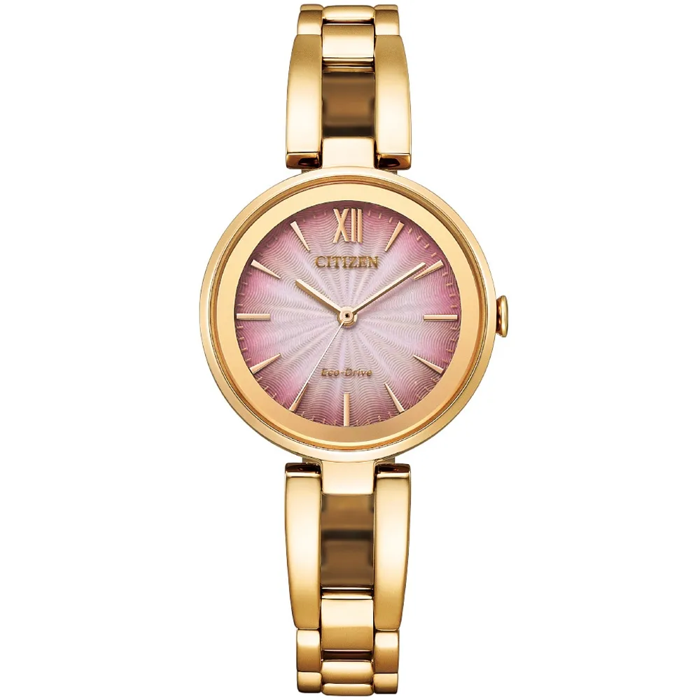 CITIZEN LADYS 玫瑰金米蘭帶光動能腕錶EM0508-80Y 歷史價格詳細信息