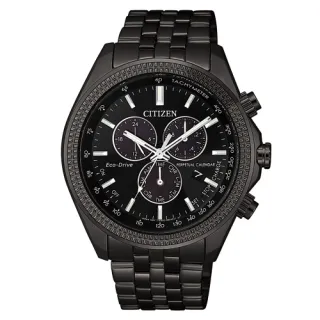 CITIZEN星辰 三眼計時萬年曆光動能腕錶BL5547-89H 歷史價格詳細信息