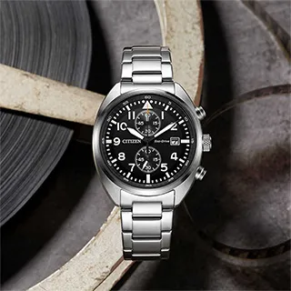 CITIZEN CA7040-85E《光動能運動飛行錶》41mm/三眼計時/100M防水/黑面【第一鐘錶】 歷史價格詳細信息