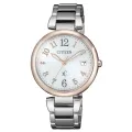 CITIZEN EO1195-51A《XC 田馥甄 廣告款》33mm/光動能/日期百搭女款/混色玫瑰金【第一鐘錶】 歷史價格詳細信息