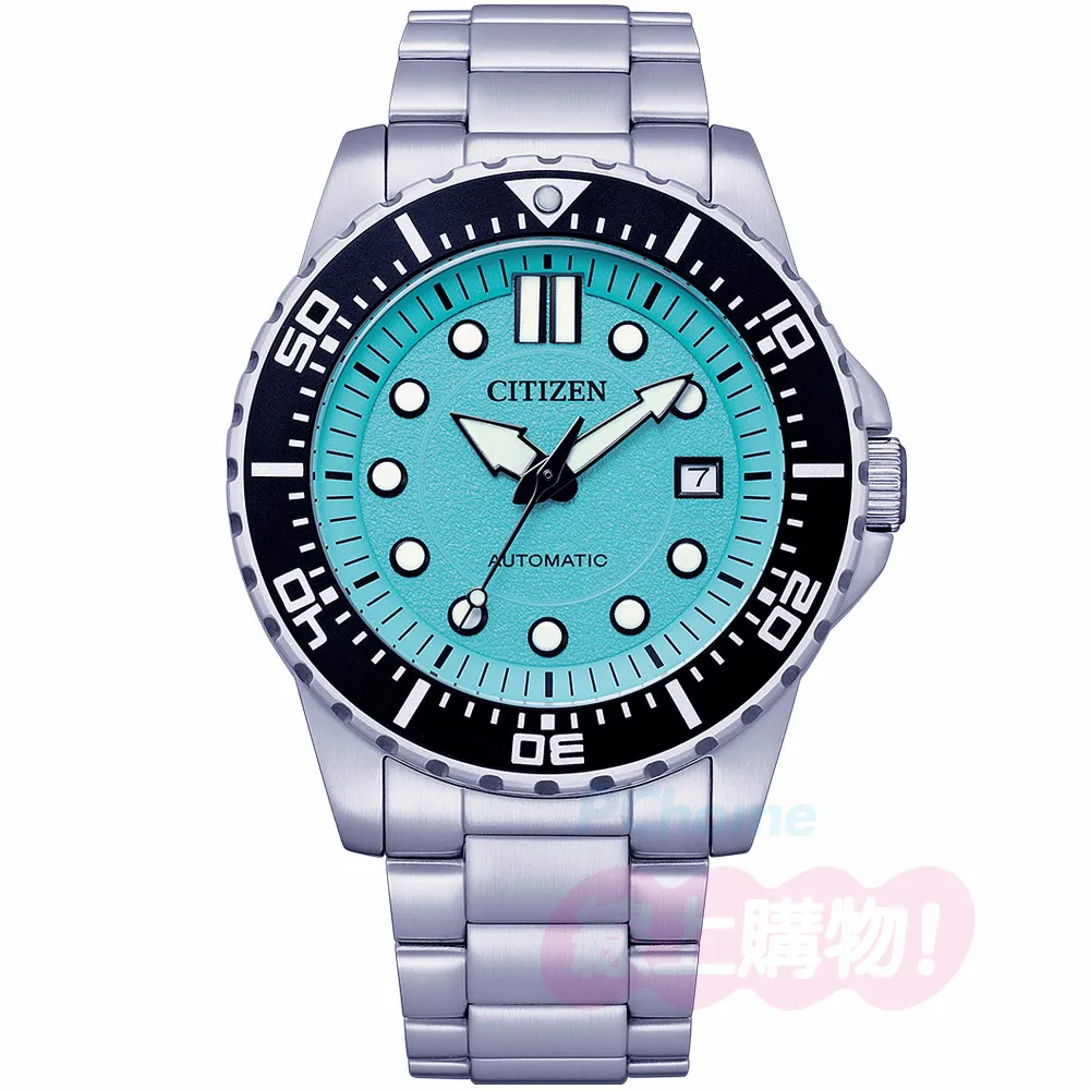 CITIZEN 星辰表/NJ0177-84X/夜光型者 機械錶 自動上鍊 防水100米 不鏽鋼手錶 螢光綠x鍍灰 43mm 歷史價格詳細信息