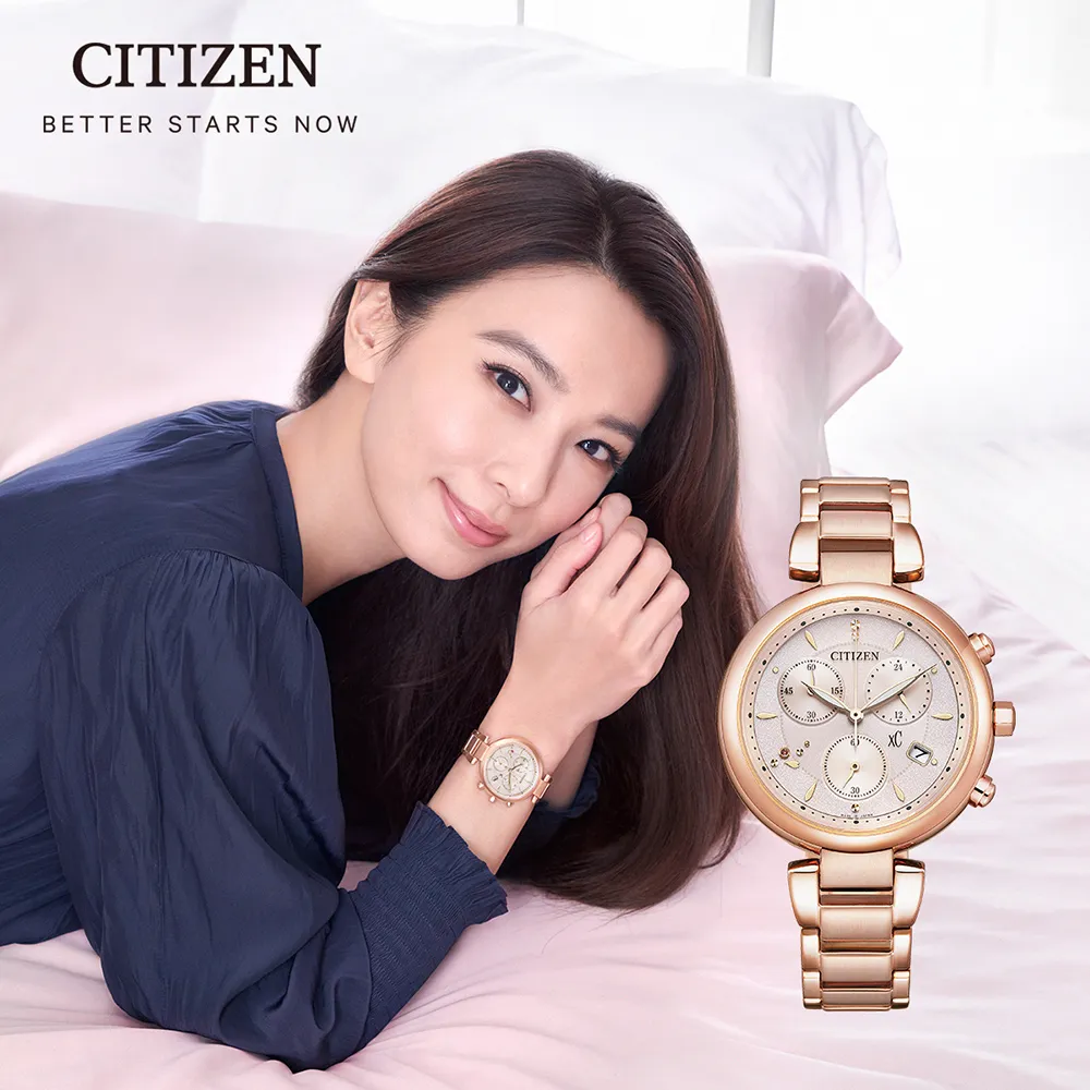 CITIZEN FB1452-66W《XC 田馥甄 代言》35mm/光動能計時女款/藍寶石水晶鏡面/玫瑰金【第一鐘錶】 歷史價格詳細信息