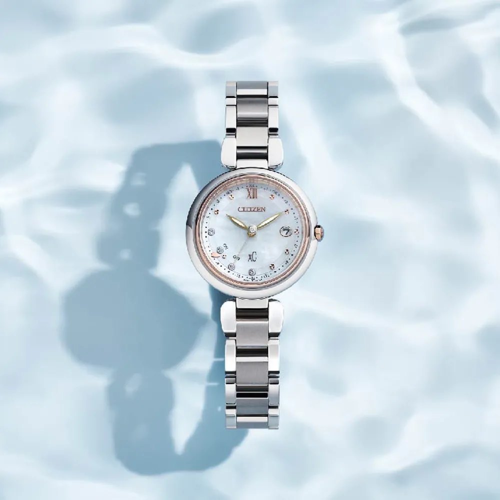 CITIZEN 星辰 XC 輕奢光 深邃藍 超級鈦 光動能電波女錶(ES9490-61L) 歷史價格詳細信息