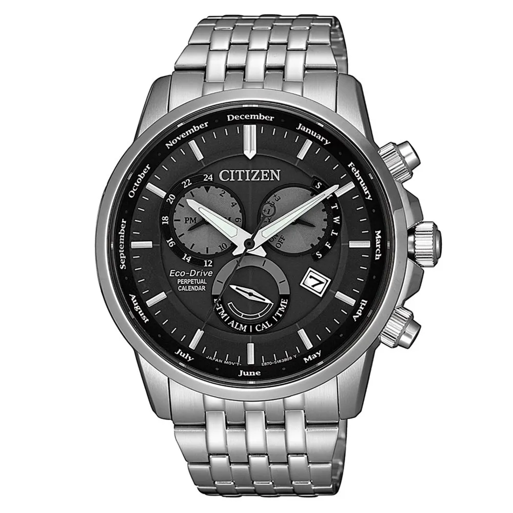 CITIZEN星辰 GENTS系列 光動能都會時尚三眼腕錶 42mm/BL8150-86H 歷史價格詳細信息