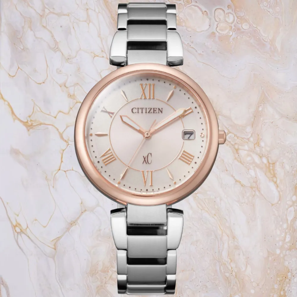 【CITIZEN 星辰】XC系列 優雅時光酒桶型光動能腕錶  EW5544-51W 19.5mm 現代鐘錶 歷史價格詳細信息