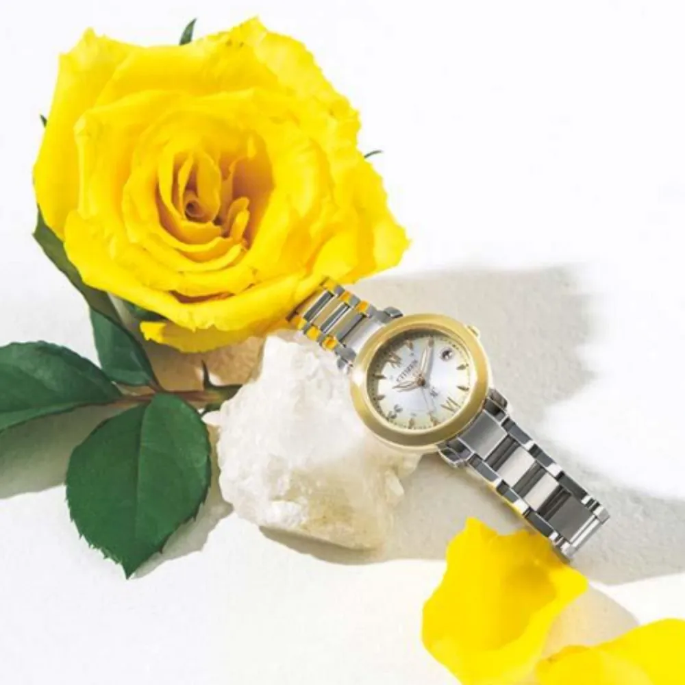 CITIZEN星辰 xC系列 光動能電波鈦金屬腕錶 27mm/ES9446-54W 歷史價格詳細信息