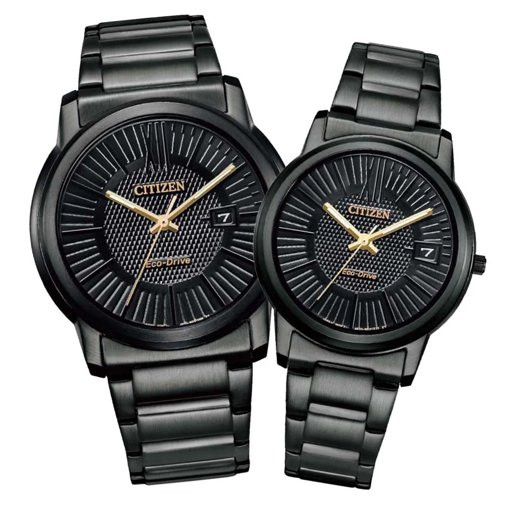 CITIZEN 星辰 PAIR 光動能時尚簡約潮男腕錶-黑面 鋼帶42mm AW1217-83E 歷史價格詳細信息
