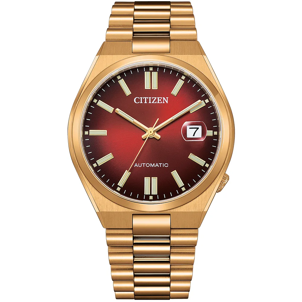 CITIZEN 星辰 情人節推薦款青春撞色機械錶/勃艮地紅/40mm/NJ0153-82X 歷史價格詳細信息