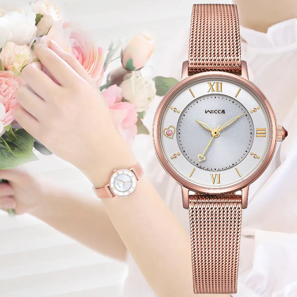 CITIZEN星辰 Wicca少女系台灣限定廣告款太陽能女錶KP2-647-71 /24mm 歷史價格詳細信息