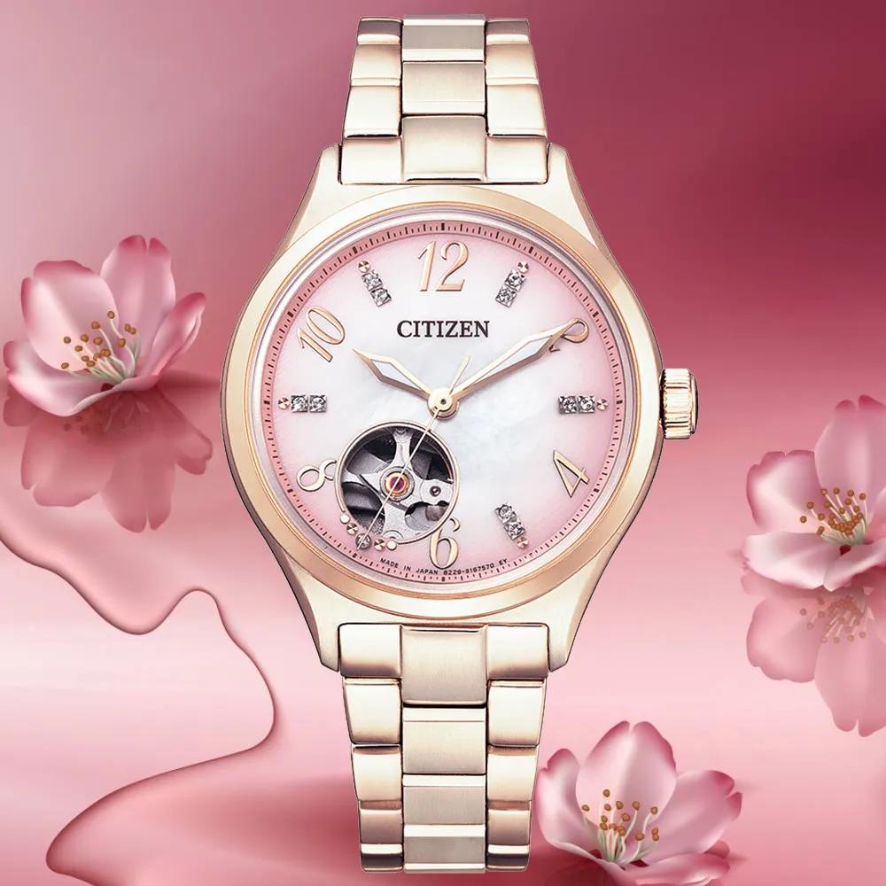 CITIZEN星辰 LADYS系列 晶鑽花園時尚腕錶 30mm/ER0216-59D 歷史價格詳細信息