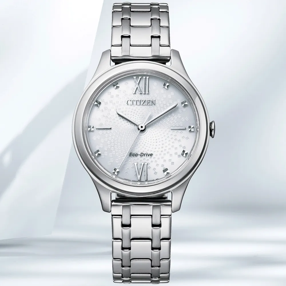 CITIZEN星辰 LADYS系列 光動能 優雅格紋 經典腕錶 28.3mm / EW2696-84A 歷史價格詳細信息