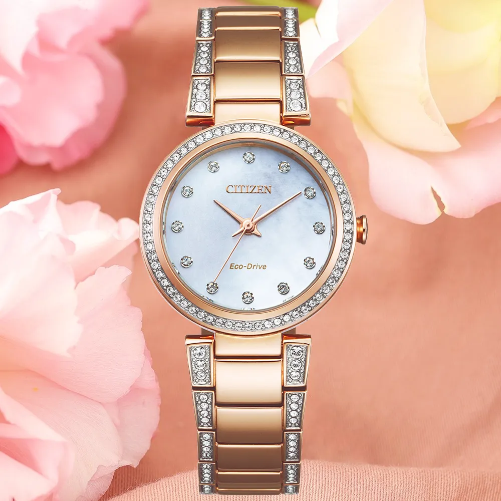 CITIZEN 星辰 LADYS光動能典雅米蘭帶腕錶/金/31mm/EW2447-89A 歷史價格詳細信息