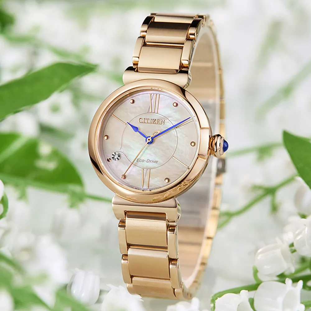 【CITIZEN】星辰 L系列 幸福鈴蘭 光動能 藍寶石鏡面 鋼錶帶女錶 EM1073-85Y 玫瑰金 29.5mm 歷史價格詳細信息