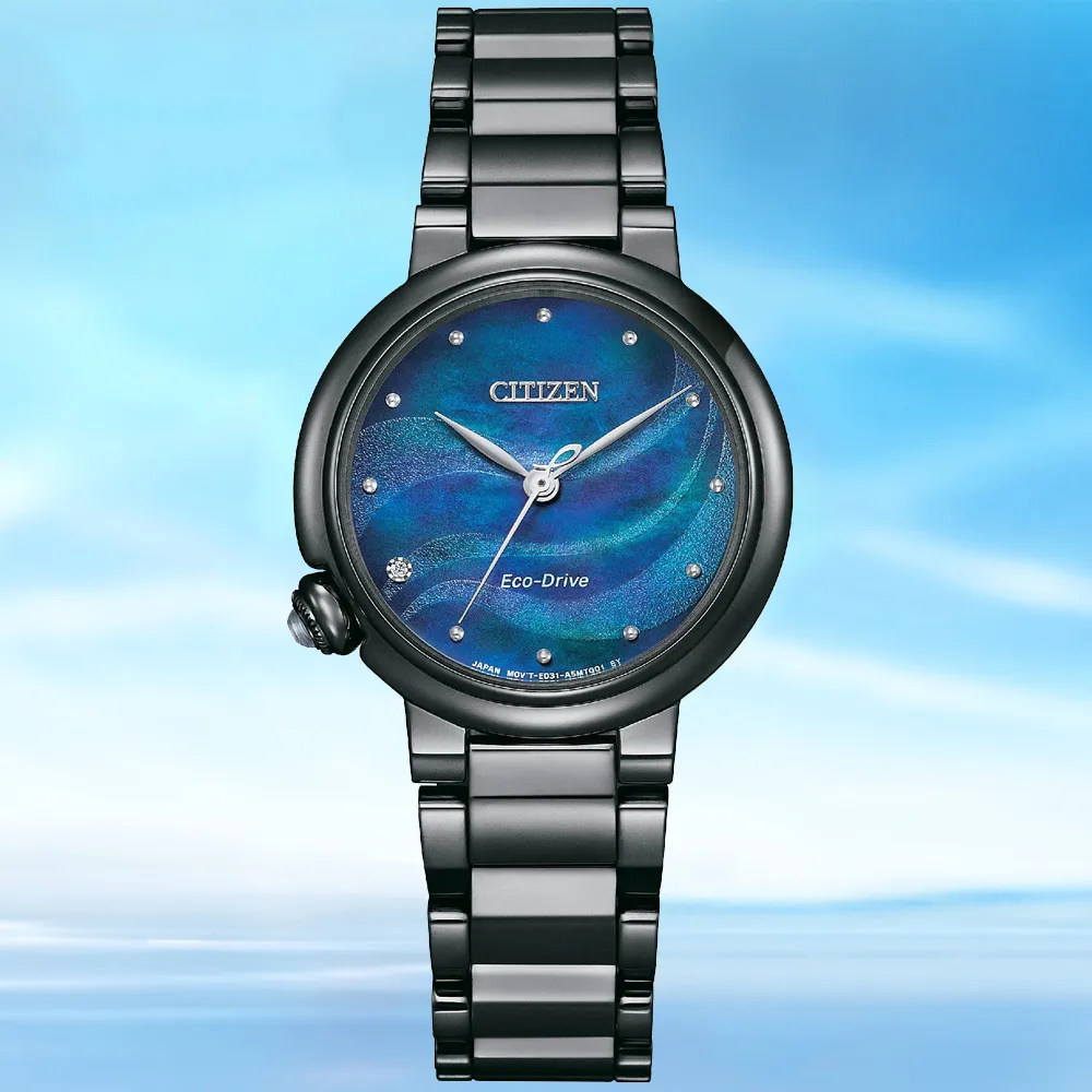 CITIZEN 星辰 L系列 流沙金米蘭帶光動能女錶/32.5mm(EM0818-82X) 歷史價格詳細信息