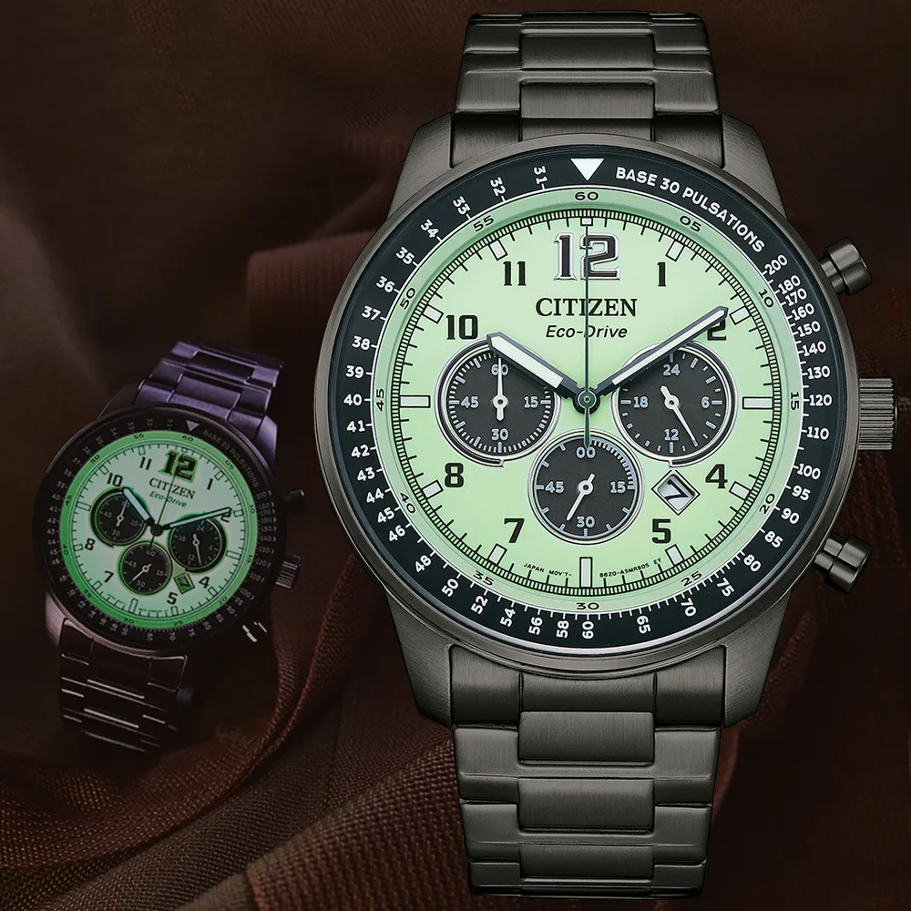 CITIZEN 星辰 Chronograph 計時系列 CA4507-84X 宇宙計型 熊貓 迪通拿款 光動能 日期 三眼 石英 手錶 歷史價格詳細信息