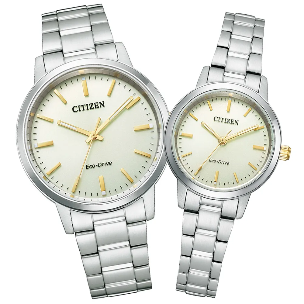 CITIZEN星辰 PAIR系列 光動能簡約對錶-黑 (AW1231-66E+FE1081-67E) 歷史價格詳細信息