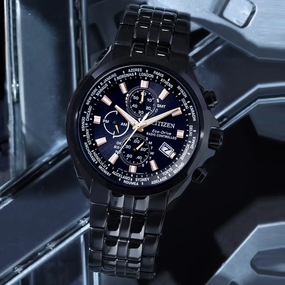 CITIZEN星辰 GENTS系列 光動能 電波計時腕錶 44mm/AT9123-13E 歷史價格詳細信息