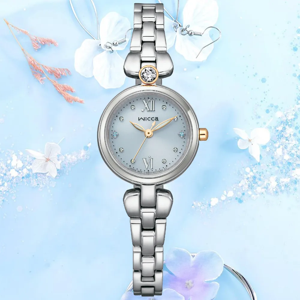 CITIZEN 星辰 WICCA 星飾系列太陽能晶鑽腕錶/30.2mm/KP5-611-91 歷史價格詳細信息