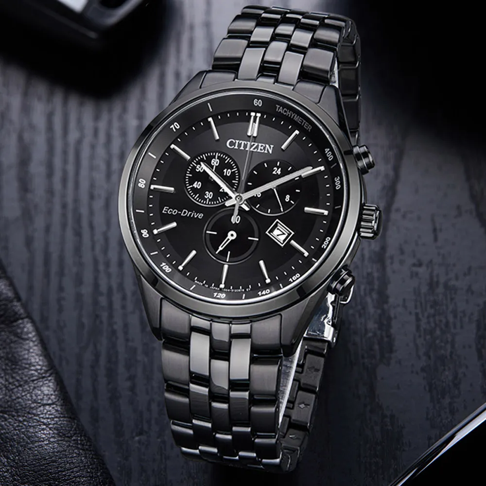 CITIZEN星辰 GENT’S系列 光動能計時三眼腕錶 42mm/AT2145-86E 歷史價格詳細信息