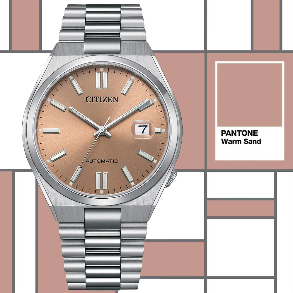 【CITIZEN 星辰】Mechanical系列 PANTONE 限定款 夢幻粉 機械腕錶 雙12 優惠(NJ0158-89X) 歷史價格詳細信息