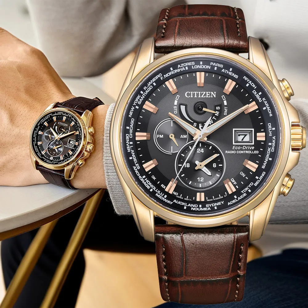 CITIZEN星辰 GENTS系列 電波計時 光動能時尚腕錶 43mm/AT8265-81E 歷史價格詳細信息