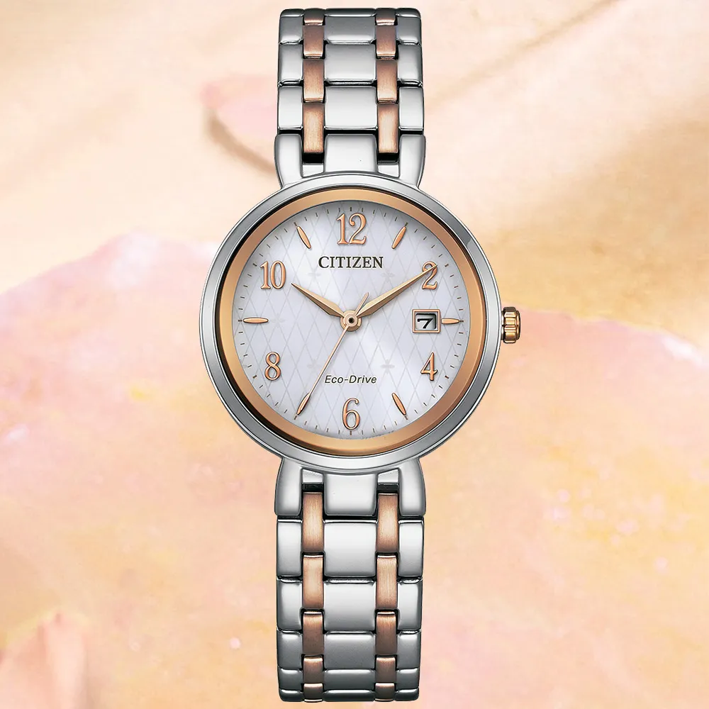 CITIZEN 星辰 LADYS 光動能經典羅馬時尚腕錶/銀/35mm/EM0970-53A 歷史價格詳細信息