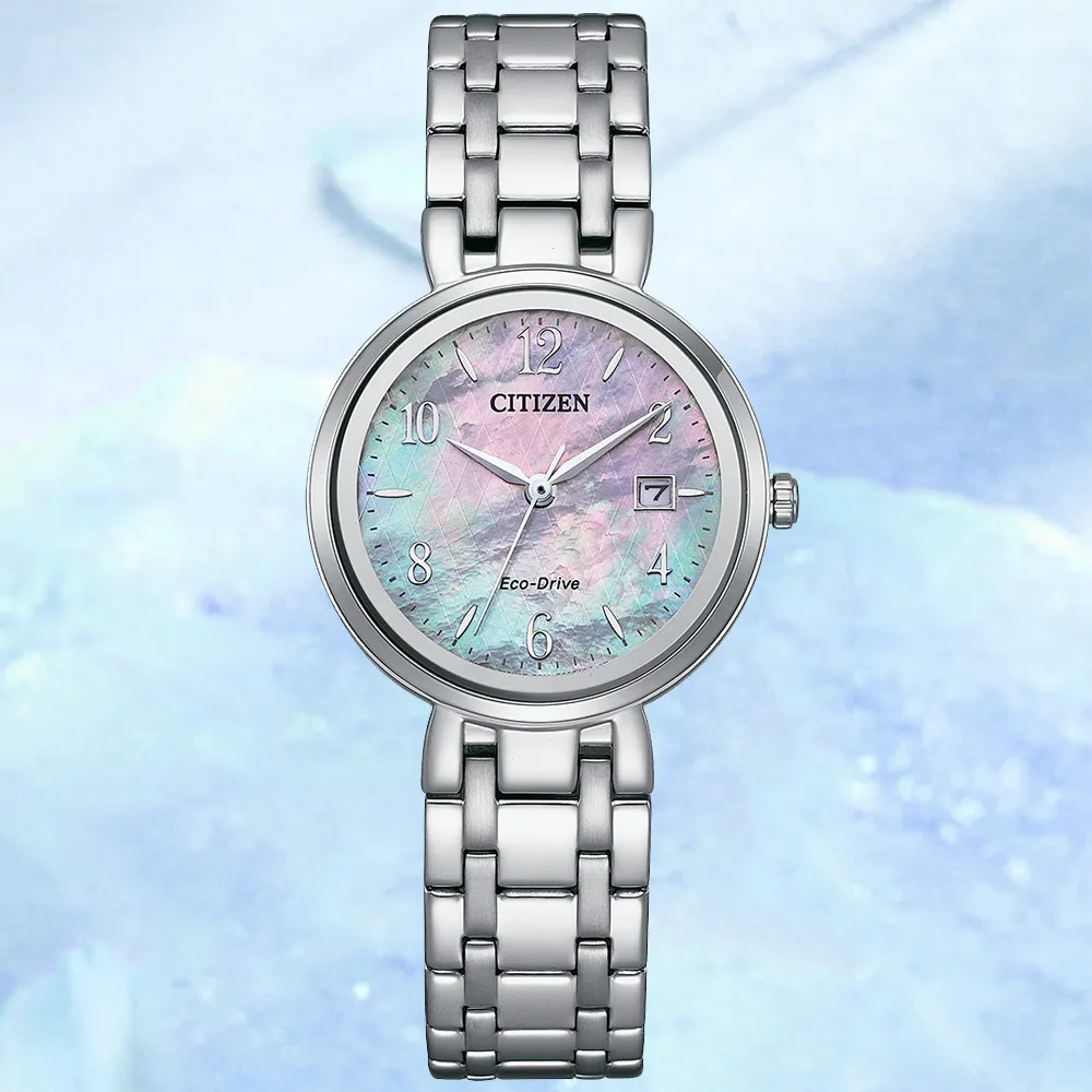 CITIZEN 星辰 LADYS 光動能經典羅馬時尚腕錶/銀/35mm/EM0970-53A 歷史價格詳細信息