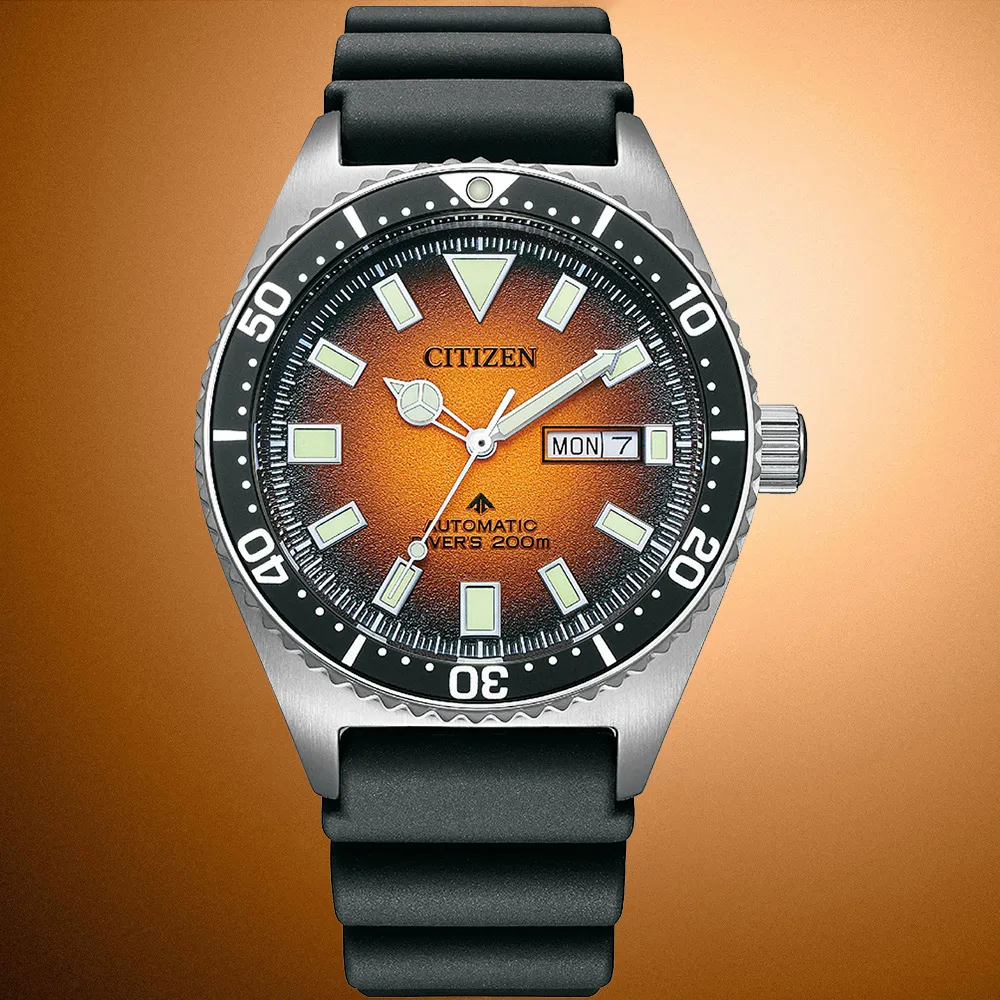 CITIZEN 星辰 PROMASTER 征服潛水炫彩機械錶/日落橘/41mm/NY0120-01Z 歷史價格詳細信息