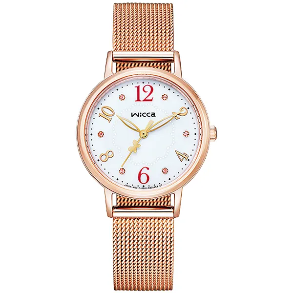 CITIZEN 星辰 Wicca 少女系列 限量 七夕情人節推薦 太陽能女錶 套錶-30.2mm KP5-166-12 歷史價格詳細信息