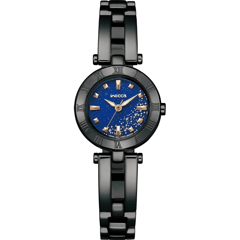 【CITIZEN】星辰 Wicca 星空限定 KP2-515-12 羅馬字 太陽能 皮錶帶 酒桶型女錶 銀 贈錶帶 歷史價格詳細信息