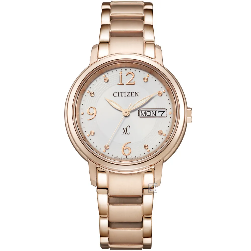 CITIZEN 光動能魅力四射時尚皮革腕錶-黑 歷史價格詳細信息