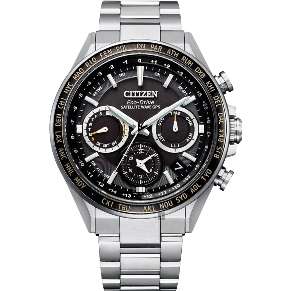 CITIZEN 星辰 GPS光動能衛星對時鈦金屬手錶 CC3085-51E 歷史價格詳細信息