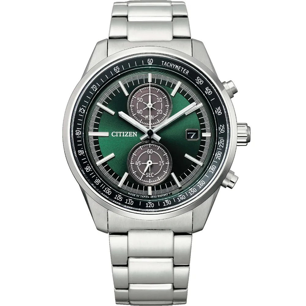 CITIZEN 光動能時尚計時兩眼腕錶-銀X黑-CA7001-87E 歷史價格詳細信息