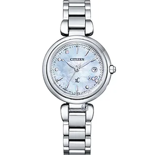 CITIZEN ES9461-51W《xC 白蝶貝真鑽面板》29mm/光動能電波萬年曆女款/銀【第一鐘錶】 歷史價格詳細信息