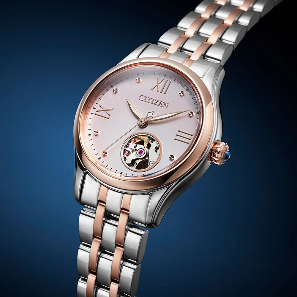 CITIZEN 星辰 星形鏤空機械女錶-34mm PC1009-27M 歷史價格詳細信息