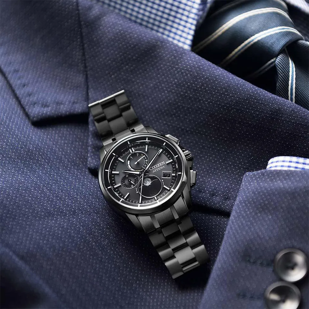 【CITIZEN 星辰】Gents BY1007-60L 夜川月限定款超級鈦光動能電波萬年曆時尚腕錶(BY1007-60L) 歷史價格詳細信息