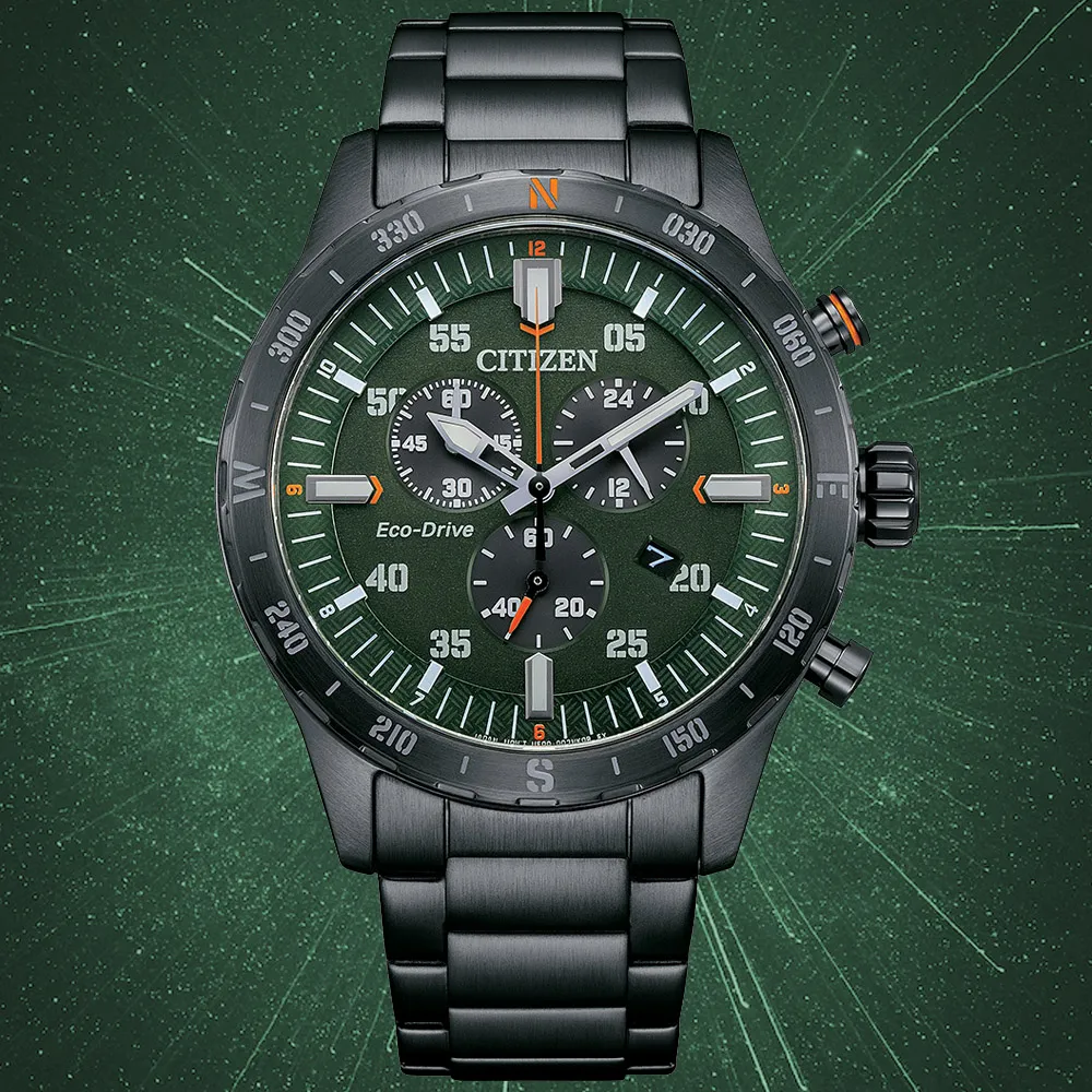 CITIZEN星辰 Chronograph系列 光動能 都會計時腕錶 43.5mm / AT2520-89L 歷史價格詳細信息