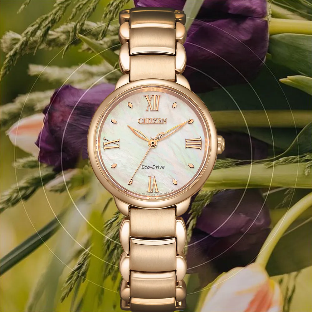 CITIZEN 星辰 光動能簡約優雅女錶-28mm銀EM0631-83D 歷史價格詳細信息