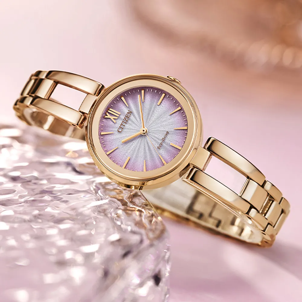 CITIZEN LADYS 玫瑰金米蘭帶光動能腕錶EM0508-80Y 歷史價格詳細信息