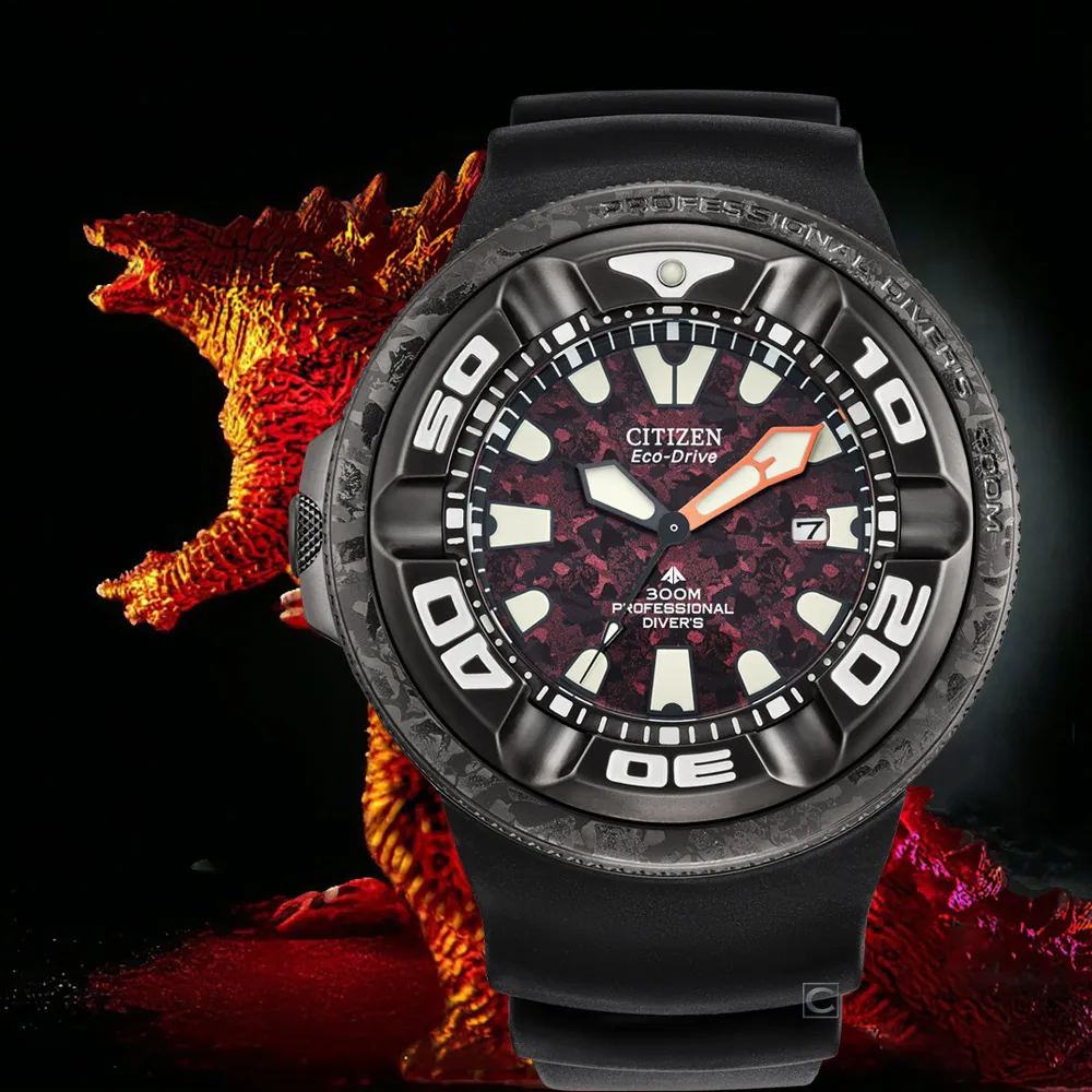【CITIZEN 星辰】哥吉拉 限量聯名 光動能潛水腕錶 新年 送禮 推薦(二款可選) 歷史價格詳細信息