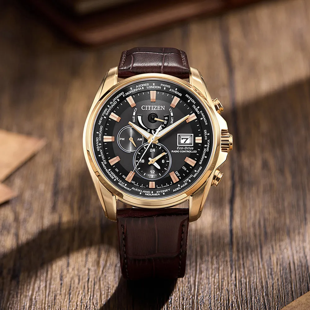 CITIZEN 星辰 亞洲限定款光動能萬年曆計時錶/藍X玫瑰金/43mm/BL5546-81L 歷史價格詳細信息