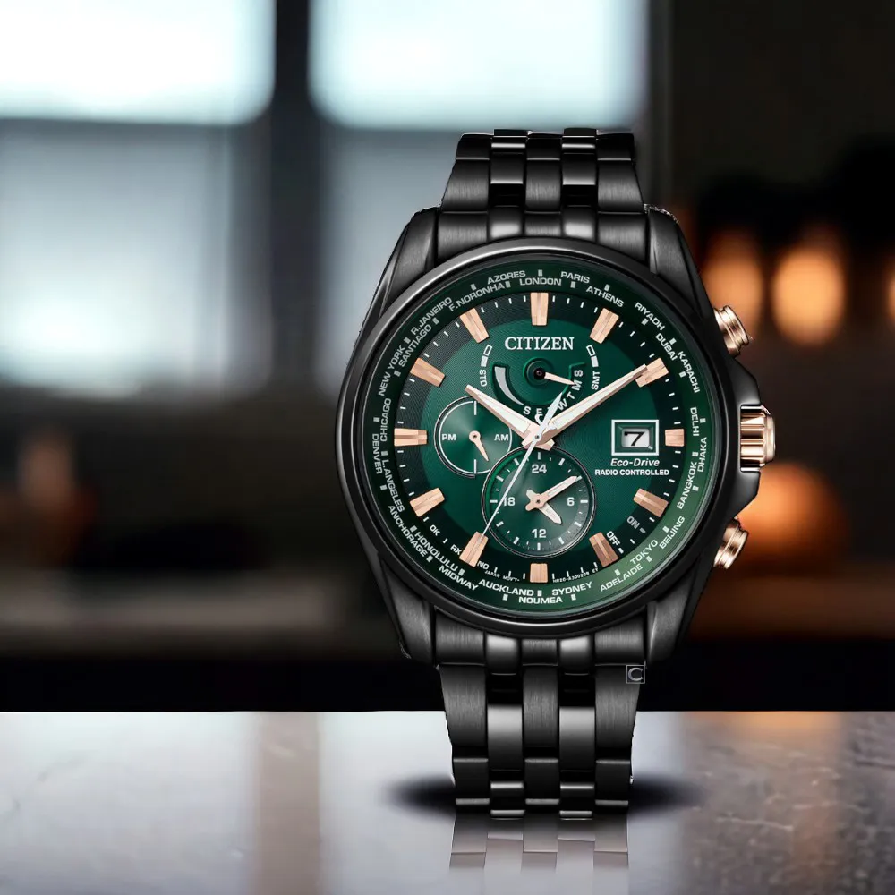 CITIZEN 星辰 亞洲限定款光動能萬年曆計時錶/藍X玫瑰金/43mm/BL5546-81L 歷史價格詳細信息