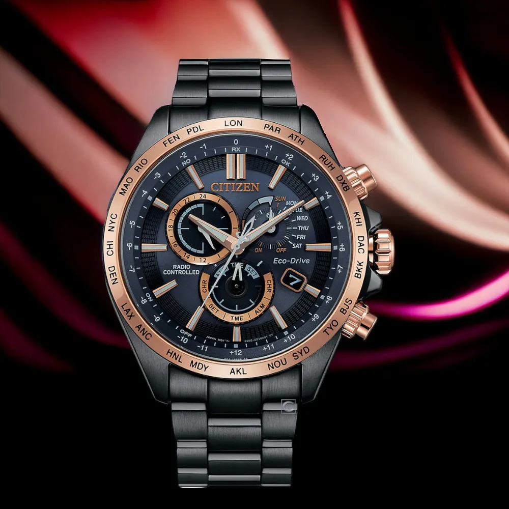 CITIZEN CB5956-89X《全球接收 光動能電波錶》45mm/廣告款/IP黑x金x綠/公司貨【第一鐘錶】 歷史價格詳細信息