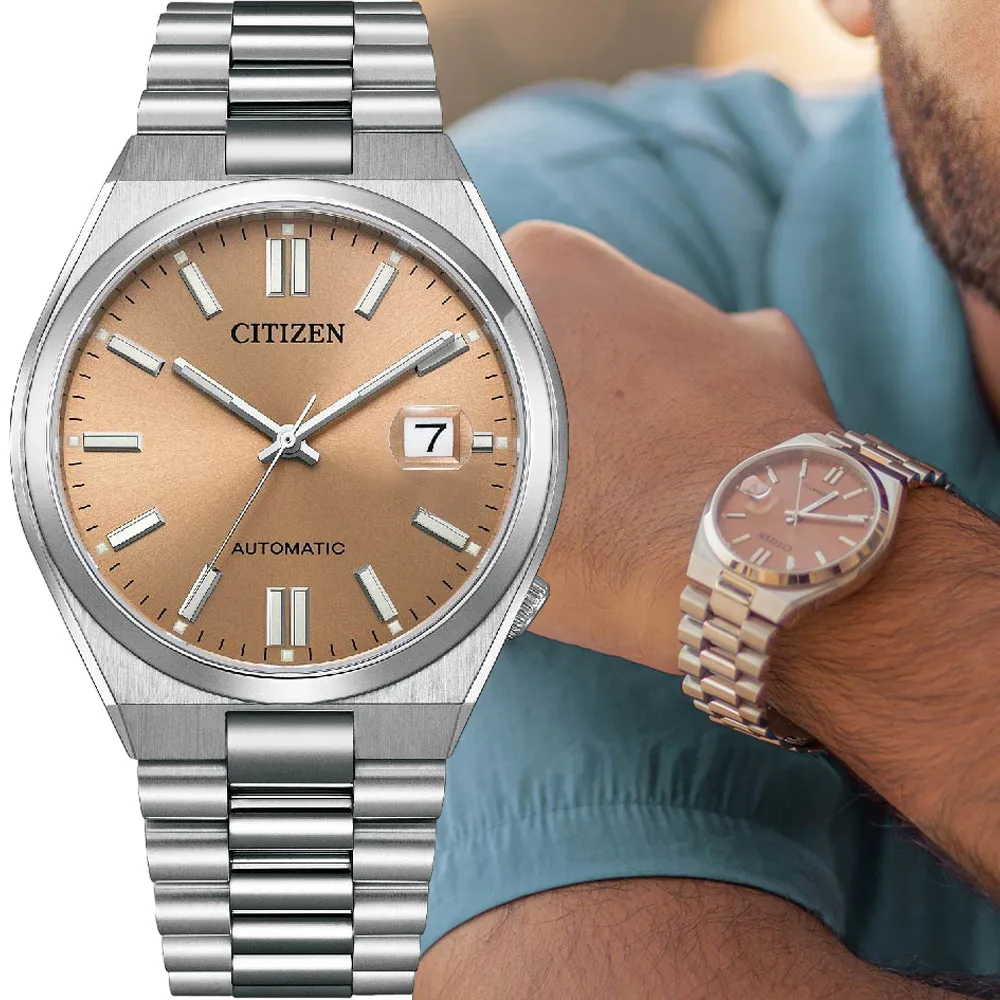 CITIZEN星辰 Mechanical PANTONE限定 時尚機械腕錶-NJ0158-89X/粉40mm 歷史價格詳細信息