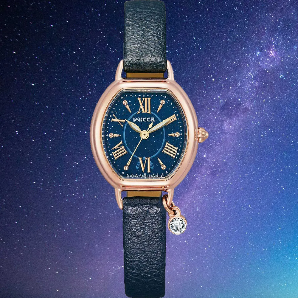 CITIZEN 星辰 Wicca KP2-566-95 台灣限定款水晶太陽能女錶-粉x玫瑰金 歷史價格詳細信息