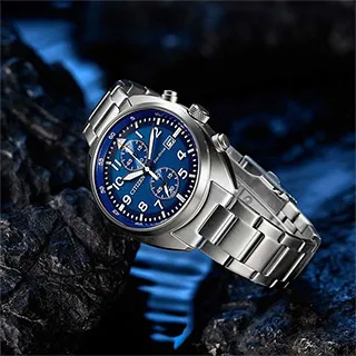 CITIZEN CA7040-85E《光動能運動飛行錶》41mm/三眼計時/100M防水/黑面【第一鐘錶】 歷史價格詳細信息